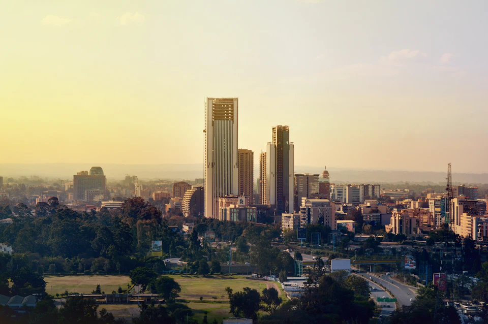 Nairobi at golden hour